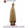 MADONNA DI FATIMA CON CORONA - STATUA IN LEGNO