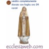 MADONNA DI FATIMA SENZA CORONA - STATUA IN LEGNO