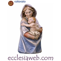 BUSTO DI MADONNA - STATUA IN LEGNO