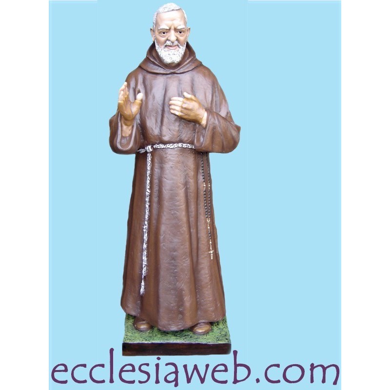 SAN PADRE PIO - STATUA IN VETRORESINA