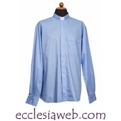 CAMICIA CLERGY MANICA LUNGA MISTO COTONE