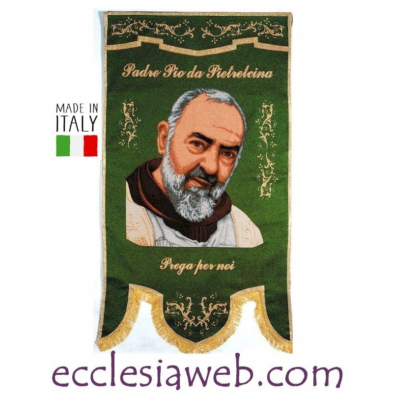 STENDARDO CON PADRE PIO