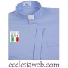 CAMICIA CLERGY MISTO COTONE MANICA CORTA