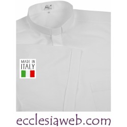 CAMICIA CLERGY MISTO COTONE MANICA CORTA