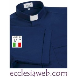 CAMICIA CLERGY MISTO COTONE MANICA CORTA