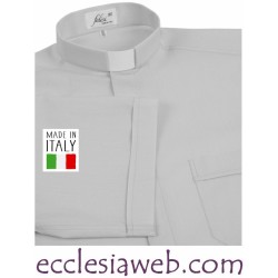 CAMICIA CLERGY MISTO COTONE MANICA CORTA