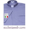 CAMICIA CLERGY MISTO COTONE MANICA CORTA