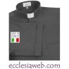 CAMICIA CLERGY MISTO COTONE MANICA CORTA