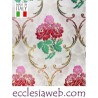 TESSUTO LAMPASSO GIARDINO ROSE ACETATO LUREX