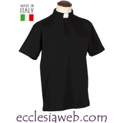 POLO MANICA CORTA JERSEY PER PARROCO / SACERDOTE