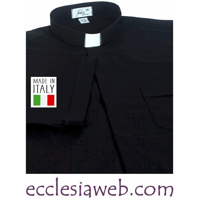 CAMICIA CLERGY EASY STRECH NO STIRO MANICA CORTA