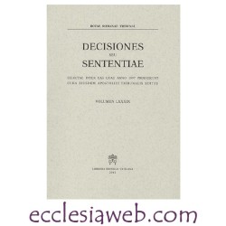 ROTAE ROMANAE DECISIONES SEU SENTENTIAE VOLUME 89 (1997)