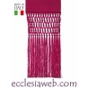FASCIA ECCLESIASTICA IN MISTO SETA COMPLETA DI FRANGIE 105-115 - L