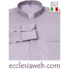 CAMICIA CLERGY MISTO LINO MANICA LUNGA